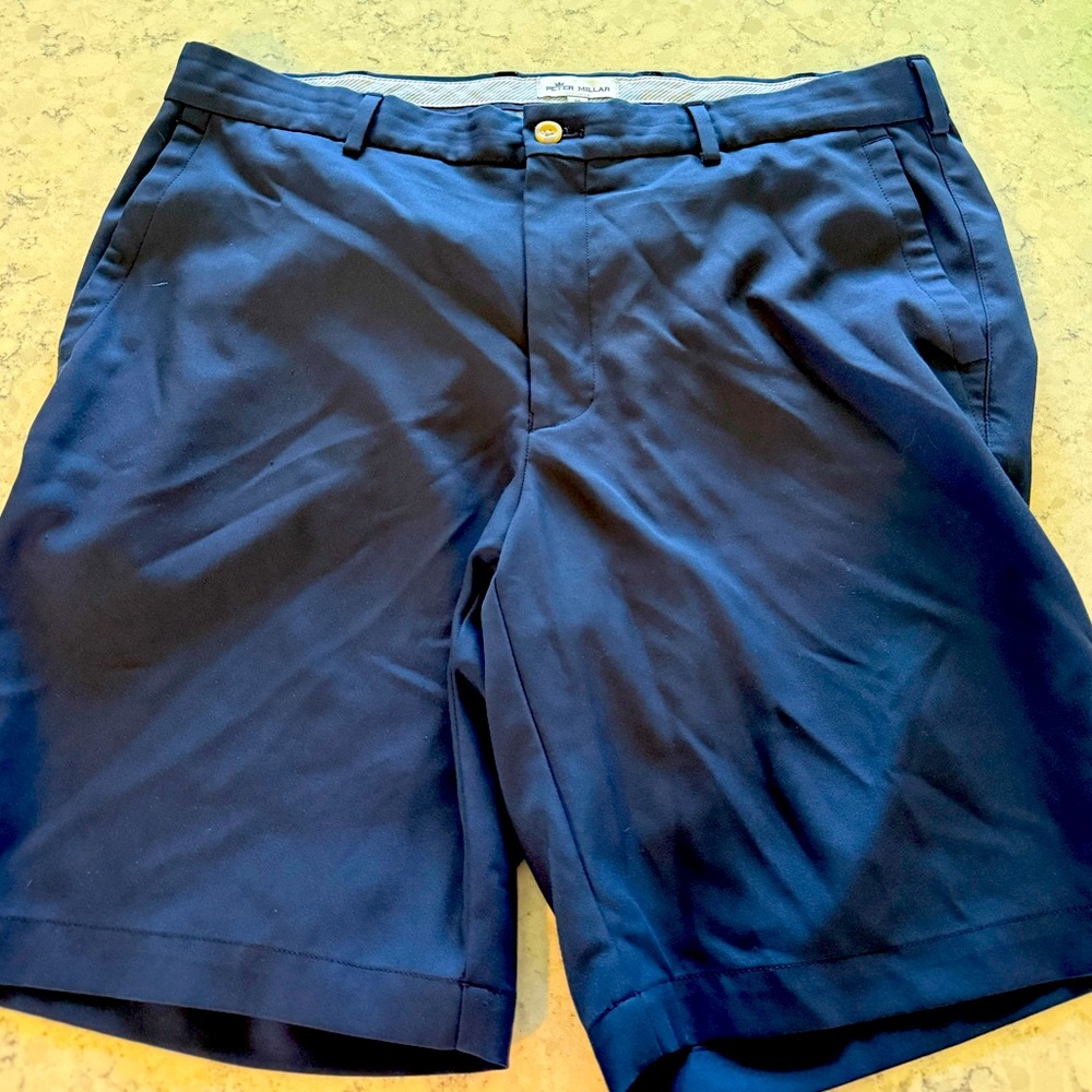Navy Peter Millar shorts